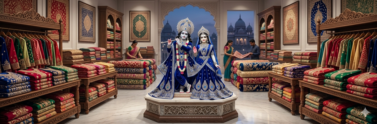 Radha Krishna Dress Wholesale in Vrindavan & Mathura – Complete Guide for Devotees & Bulk Buyers