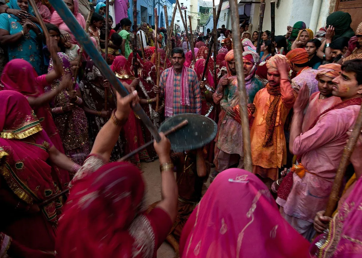 Lathmar Holi in Nandgaon